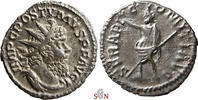 Postumus Antoninianus - SERAPI COMITI AVG - Elmer 383 - great portrait -