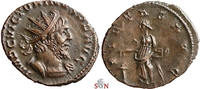 Victorinus Antoninianus - PIETAS AVG - Elmer 741 - excellent portrait -