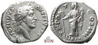 Antoninus Pius Denarius - Liberalitas standing left - RIC 156 -