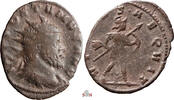 Postumus Antoninianus - Aureolus - VIRTVS AEQVIT - Elmer 605 - very rare -