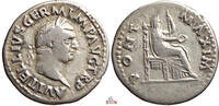  Vitellius Denarius - PONT MAXIM - RIC 107   