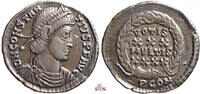   Constantius II. AR Siliqua - VOTIS MVLTIS in wreath - RIC 207  270,00 EUR  zzgl. 7,00 EUR Versand