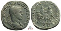 Philippus II Sestertius - LIBERALITAS AVGG III - RIC 267a