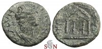 AE 17 mm - bare bust right - tetrastyle temple - Apamea mint (?) -