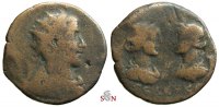 CILICIA, Seleucia ad Calycadnum - Trebonianus Gallus - busts of Apollo and Artem