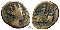 Phoenicia, Arados AE 22 mm - bust of Tyche - Poseidon on prow - SNG Cop 64