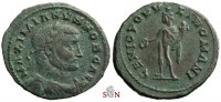 Galerius Follis - Genius standing left - London mint - rare