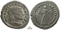 Galerius Follis - Carthage holding Fruits - RIC 32 b