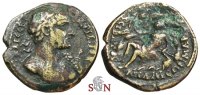 Hadrianus AE 20 mm - Phrygia, Apamea - Flußgott Marsyas nach links lagernd