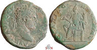 THRACE, Pautalia - Caracalla AE 28 mm - Homonoia seated left - Varbanov 5140 var -