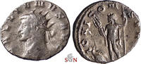 Gallienus Antoninianus - IOVI CONSERVA - rare with left-facing head - Goebl 1036 -