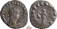 Gallienus Antoninianus - IMP CAES GALLIENVS AVG - Pax stg. left - Goebl 678 w2 -