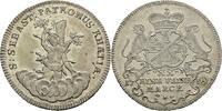 Öttingen-Wallerstein-Spielberg 1/2 Konventionstaler, sogen. Sebastiansgulden Johann Aloys I. 1737-1780. -