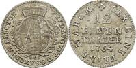 Sachsen-Albertinische Linie 1/12 Taler (Doppelgroschen) Friedrich August III. 1763-1806 -