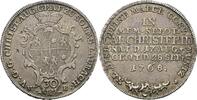 Solms-Laubach 30 Kreuzer (= 1/2 Gulden) Christian August 1738-1784 -