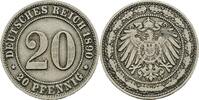 Kleinmünzen 20 Pfennig -
