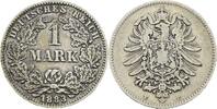 Kaiserreich 1 Mark 1883 E selten, schön-sehr schön 120,00 EUR  zzgl. 4,00 EUR Versand