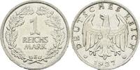 Weimarer Republik 1 Reichsmark 1927 J selten, sehr schön-vorzüglich 90,00 EUR  zzgl. 4,00 EUR Versand