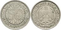 Weimarer Republik 50 Reichspfennig 1932 E selten, sehr schön-vorzüglich 100,00 EUR  zzgl. 4,00 EUR Versand