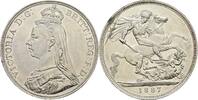 Großbritannien Crown 1887 Victoria 1837-1901 Kratzer auf dem Revers, son... 175,00 EUR  zzgl. 4,00 EUR Versand