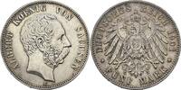Sachsen 5 Mark Albert 1873-1902 -