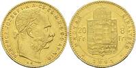 Haus Österreich 8 Forint (20 Franken) 1891 Franz Josef I., Kaiser von Ös... 650,00 EUR  zzgl. 7,00 EUR Versand