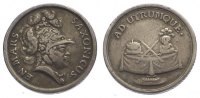 Sachsen-Albertinische Linie Kleine Silbermedaille Johann Georg III. 1680-1691.