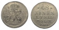 Mecklenburg-Strelitz 1/48 Taler Adolf Friedrich III. 1708-1752.