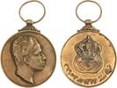 Irak Bronzemedaille Faisal II., als König 1953-1958. -
