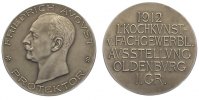 Oldenburg Silbermedaille Friedrich August 1900-1918.