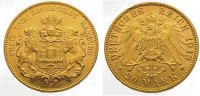 Hamburg 20 Mark Gold