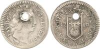 Jülich-Berg Silberabschlag von den Stempeln des Vierteldukaten Johann Wilhelm II. 1679-1716. -