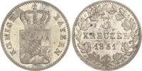 Bayern 3 Kreuzer Maximilian II. Joseph 1848-1864. -