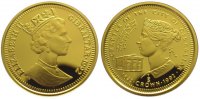 Großbritannien-Gibraltar 1/5 Crown Gold