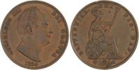 Großbritannien Cu Halfpenny William IV. 1830-1837.