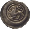 Lüneburg, herzoglich welfische Münzstätte Brakteat Wilhelm 1195-1213.
