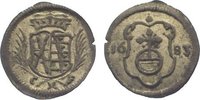 Sachsen-Albertinische Linie Pfennig Johann Georg III. 1680-1691. -