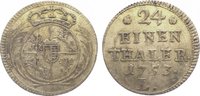 Sachsen-Albertinische Linie 1/24 Taler Friedrich August II. 1733-1763. -