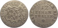 Sachsen-Albertinische Linie 1/12 Taler Friedrich Christian 1763. -
