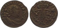 Polen Cu Schilling August III. 1733-1766.