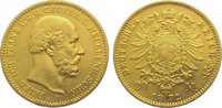 Mecklenburg-Schwerin 20 Mark Gold Friedrich Franz II. 1842-1883.