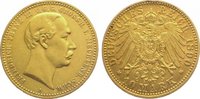 Mecklenburg-Schwerin 10 Mark Gold Friedrich Franz III. 1883-1897.