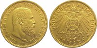Württemberg 20 Mark Gold Wilhelm II. 1891-1918.