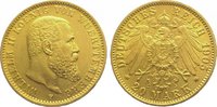 Württemberg 20 Mark Gold Wilhelm II. 1891-1918.