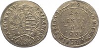 Sachsen-Albertinische Linie 1/24 Taler Friedrich August I. 1694-1733. -