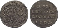 Sachsen-Albertinische Linie 6 Pfennig Friedrich August I. 1694-1733. -