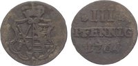 Sachsen-Albertinische Linie 3 Pfennig Friedrich August III. 1763-1806. -