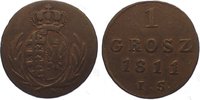 Polen Cu Grosz Fürstentum Warschau 1807-1813.