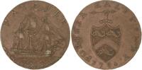Großbritannien-Hampshire Cu Halfpenny Portsea. -