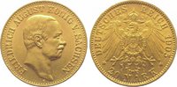 Sachsen 20 Mark Gold Friedrich August III. 1904-1918.